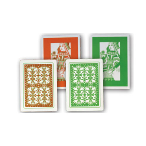 Poker Verde - Marrone (duplex cardboard) single deck