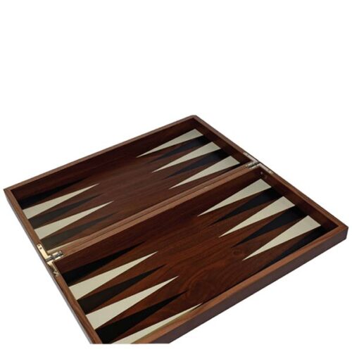 Backgammon walnut veneer DELUXE